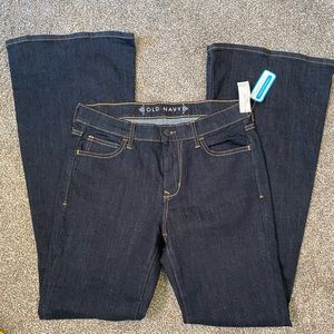 New!  Denim Flare Jeans Old Navy Regular Fit